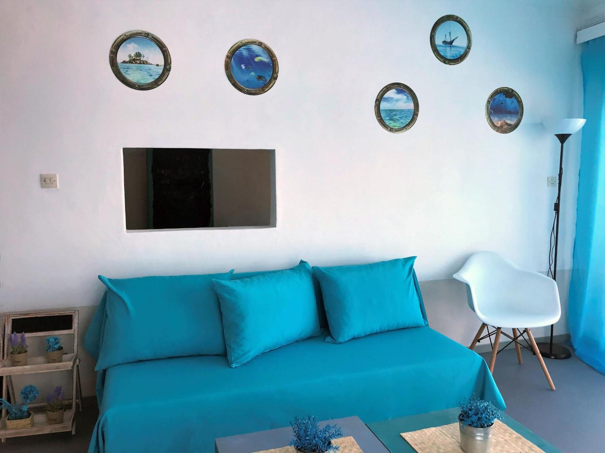 Apartmán Upper Deck Apt. Néa Péramos Exteriér fotografie