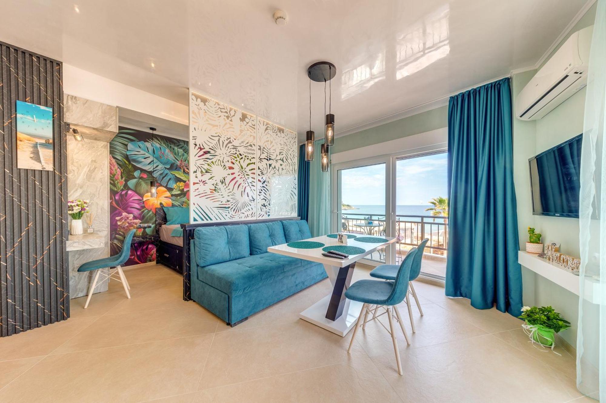 Apartmán Upper Deck Apt. Néa Péramos Exteriér fotografie