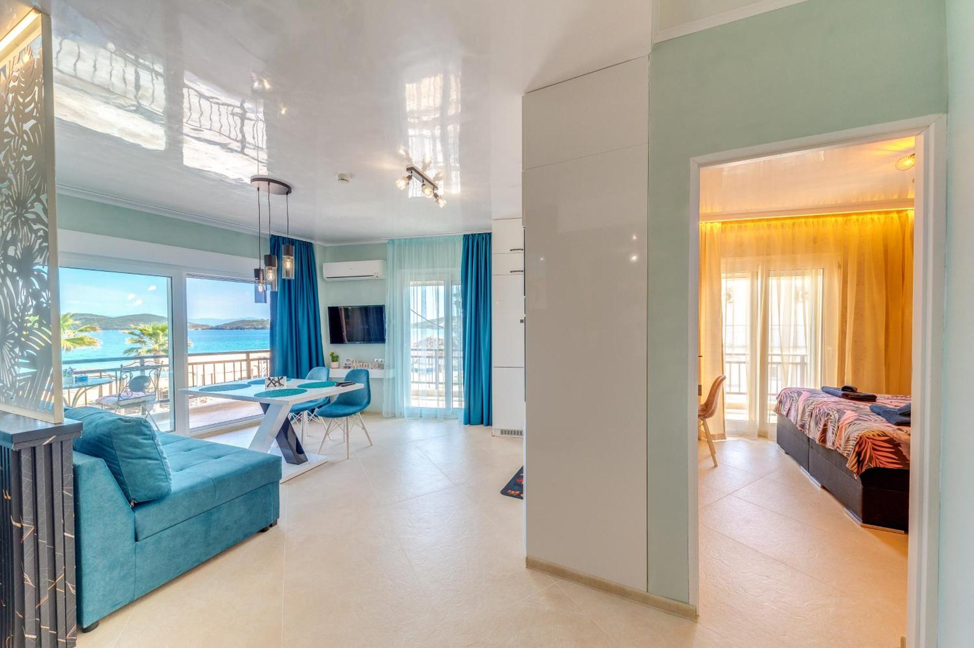 Apartmán Upper Deck Apt. Néa Péramos Exteriér fotografie